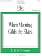 When Morning Gilds the Skies Handbell sheet music cover